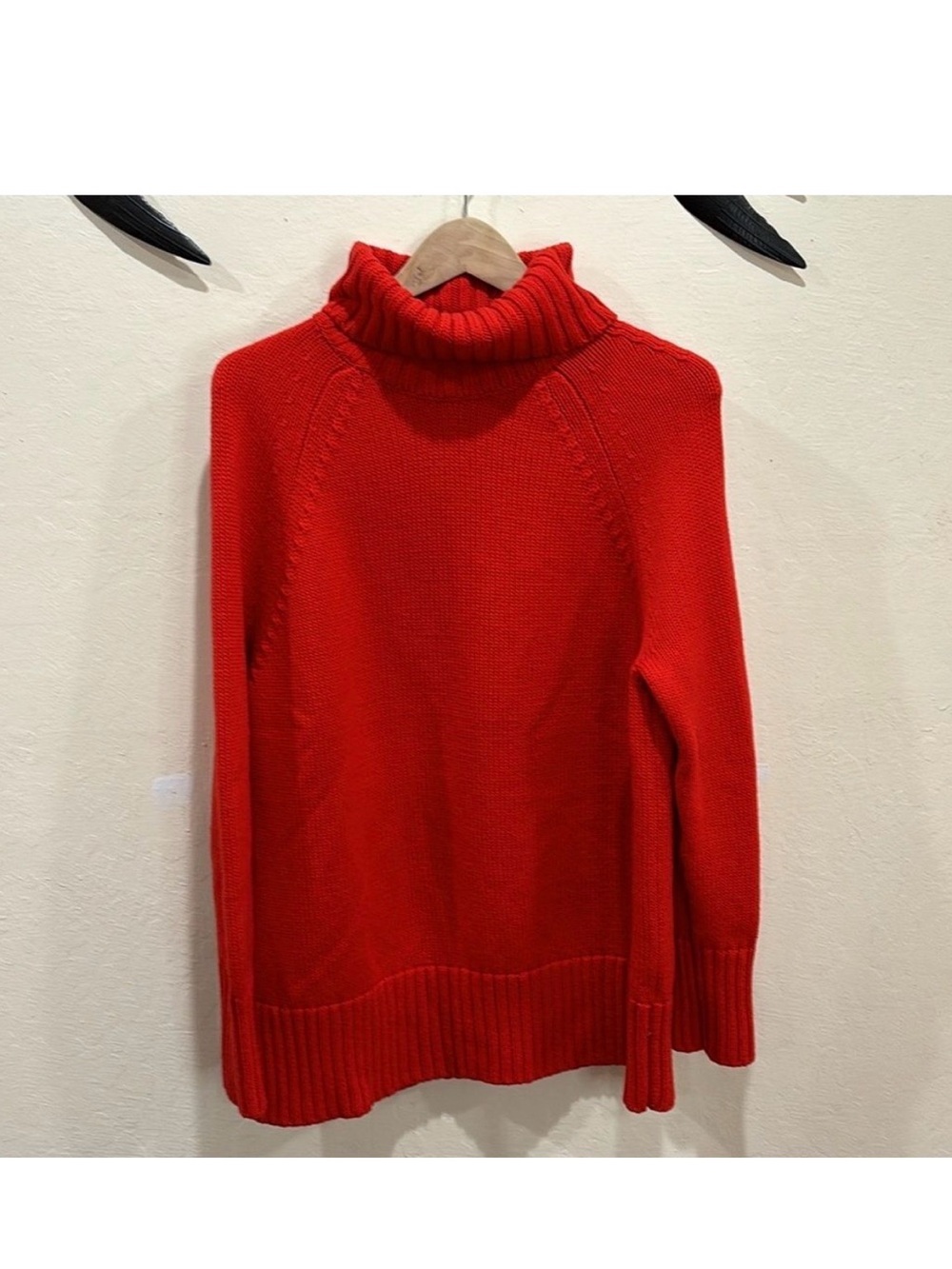 Tuckernuck 100% Wool Red Turtleneck Sweater - XL